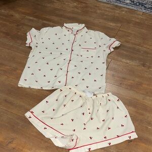 Cherry Print  Pajamas Set